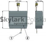 Integrated HVAC Quebec 24V grey 5 kW 6,7 kW w/o water valve