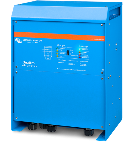 Victron Quattro, Ładowarka/Przetwornica 230V
