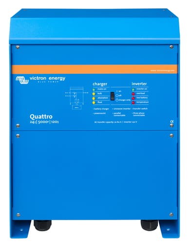Victron Quattro, Ładowarka/Przetwornica 120V