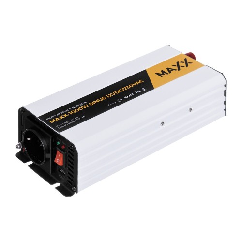 4SUN Przetwornica napięcia MAXX 1000W Sinus 12VDC/230VAC [500W/1000W]