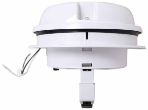 Maxxair Maxxfan Dome Plus 12V Wentylator dachowy / ścienny z oświetleniem Led, Biały
