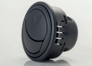 Kalori Wylot powietrza fi65, zamykany, BLACK KB LOUVER