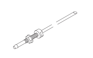 Webasto Ujęcie paliwa M-6, proste L=490 mm, Thermo Top, komplet