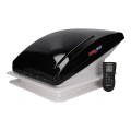 MaxxAir MaxxFan Deluxe 12V wentylator dachowy, Smoke/Czarny