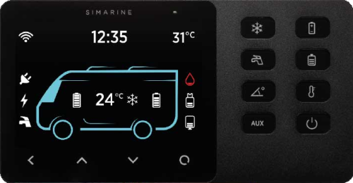 Monitor Simarine Caravan Panel