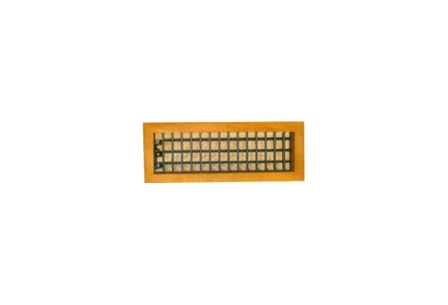 Kratka wylotu powietrza, 10 x 4, tekowa