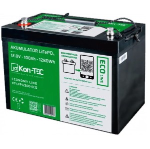 Akumulator ECO LiFePO4 12V (12,8V) 100Ah Kon-TEC