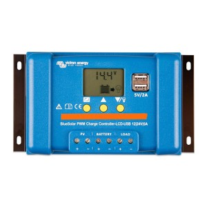 Victron Regulator ładowania BlueSolar PWM-LCD&USB 12/24 V-5 A