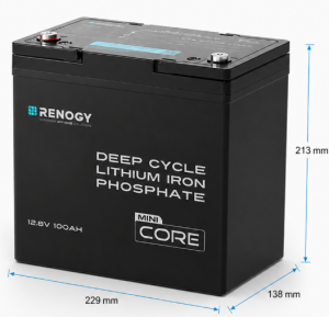 Akumulator Renogy Core Mini 12V 100Ah LiFePO4