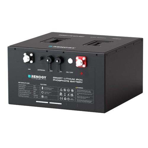 Akumulator Renogy LiFePO4 12V 500Ah Pro Smart z Bluetooth i funkcją samonagrzewania - 1