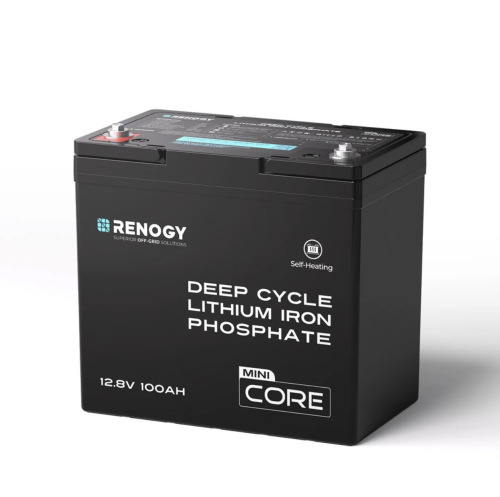 Akumulator Renogy LiFePO4 12V 100Ah z funkcją samonagrzewania - 1