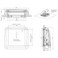Dometic okno dachowe MICRO HEKI wymiary