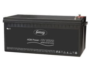 Whisper Power AGM Battery 12 V - 200 Ah  akumulatory