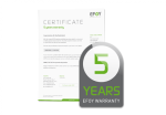 Certyfikat Gwarancyjny  EFOY Comfort na okres 5 lat